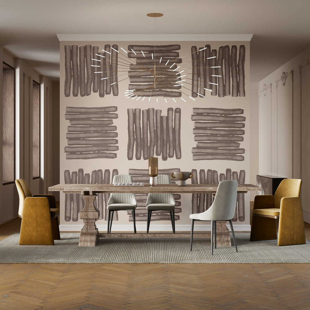 Панно Luna Крафт Тушь CRF11 012 3×3 фото в интерьере